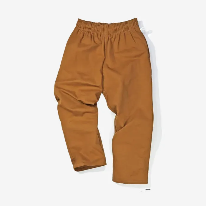 Chef Pants Semi-Wide - Brown Duck Canvas