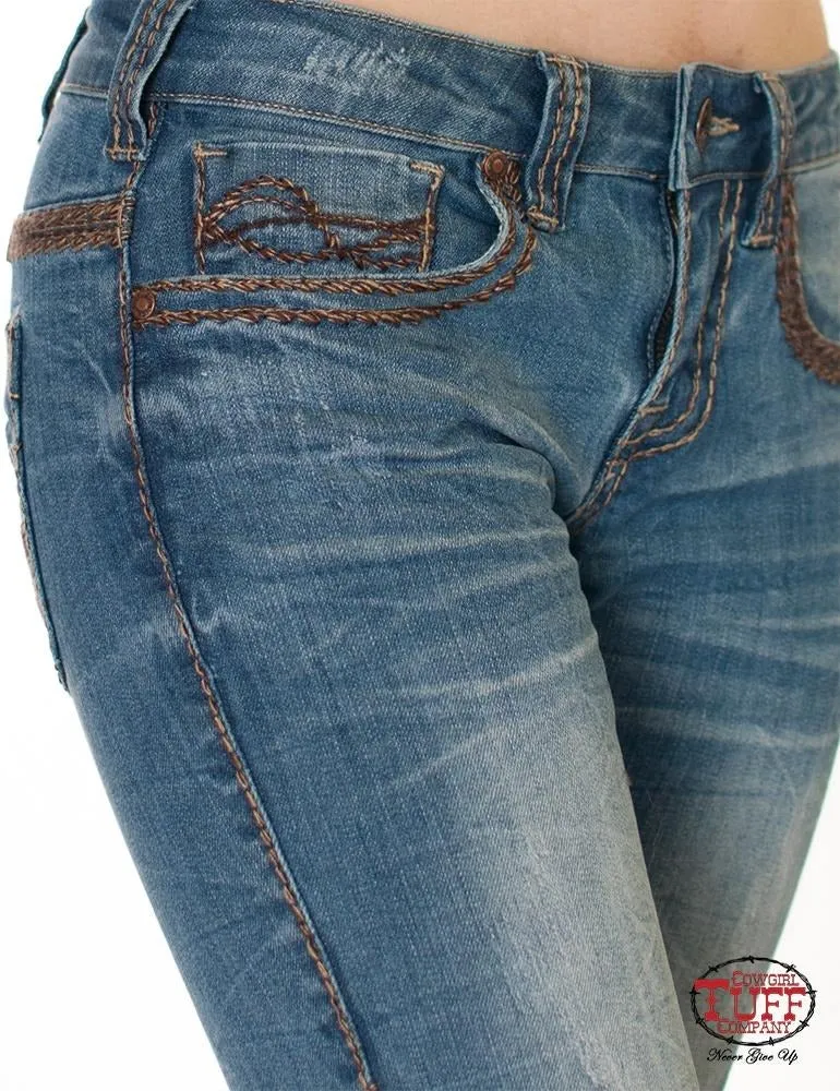 Cowgirl Tuff Vintage Wild and Wooly Ladies Jeans