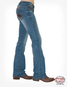 Cowgirl Tuff Vintage Wild and Wooly Ladies Jeans