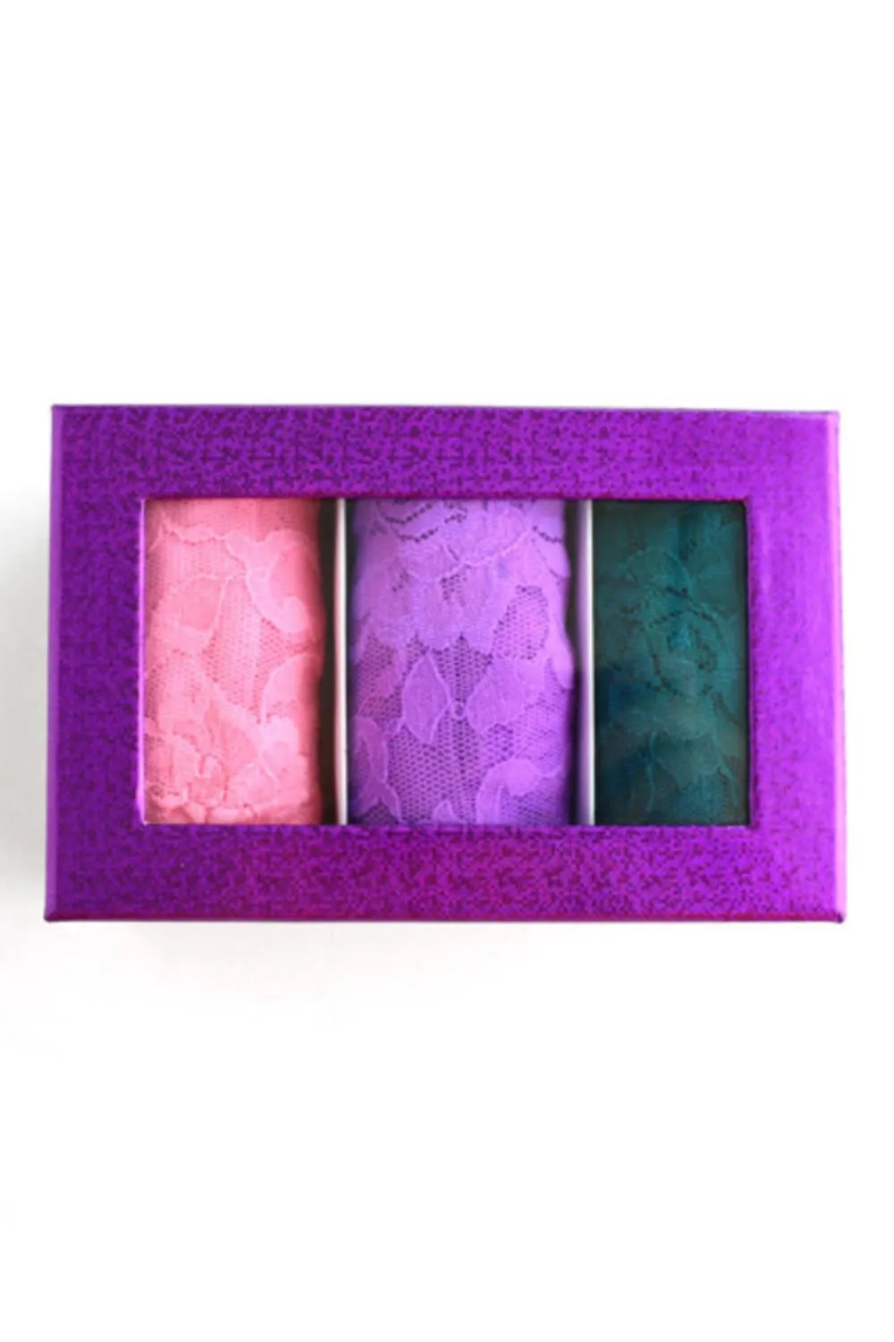 Hanky Panky Signature Lace Original  Rise Thong 3pack 48HOLO3