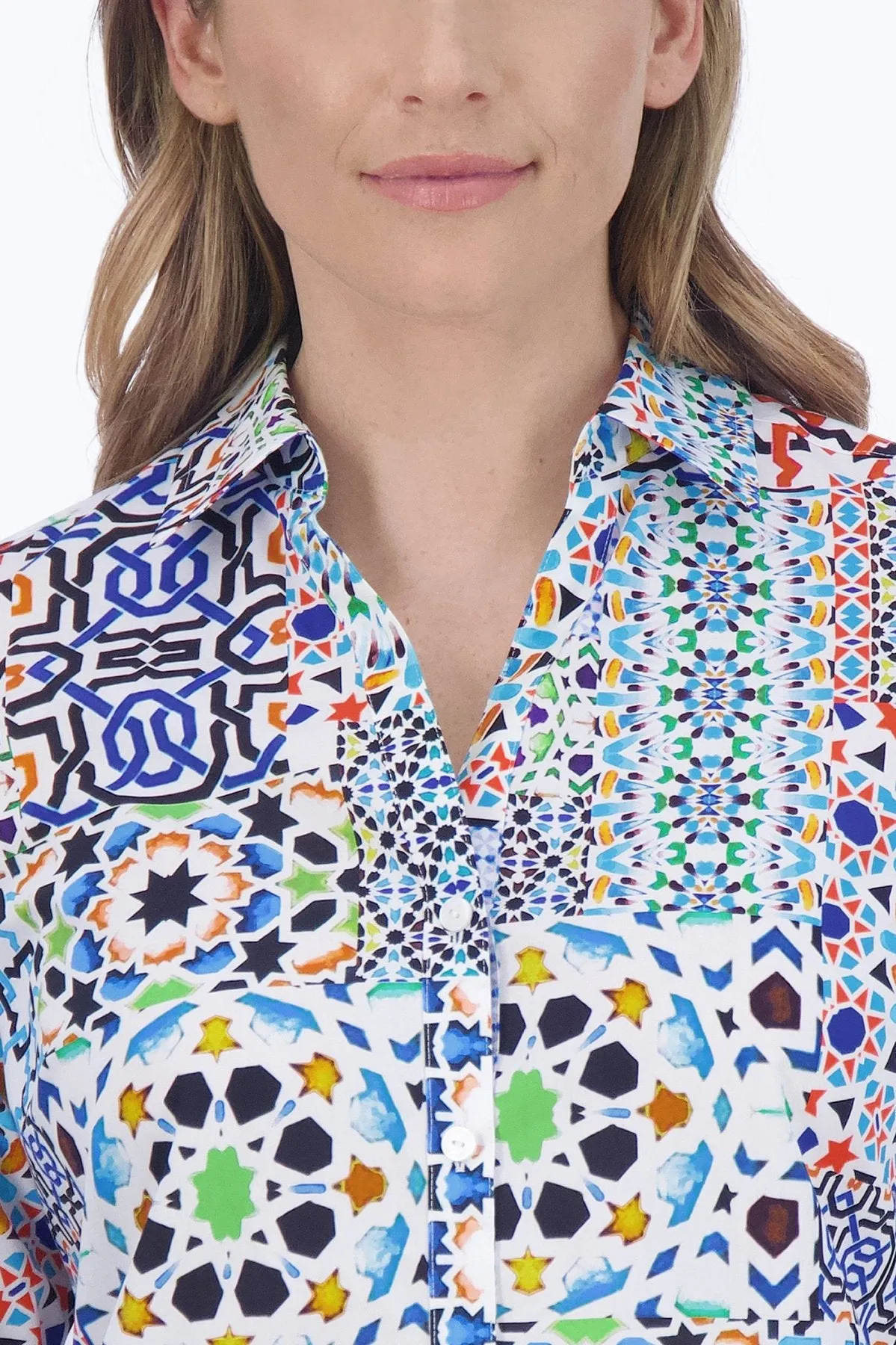 Mary No Iron Intertwine Shirt