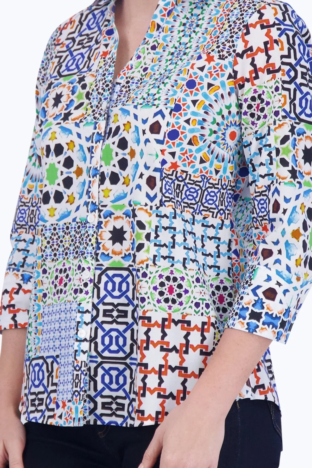 Mary No Iron Intertwine Shirt