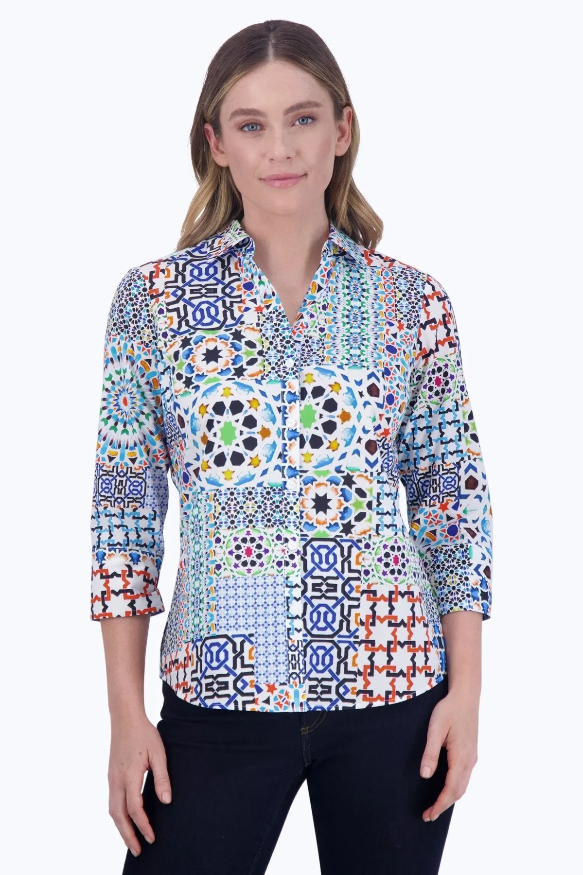 Mary No Iron Intertwine Shirt