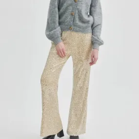 Second Female Shine On Trousers - Silver