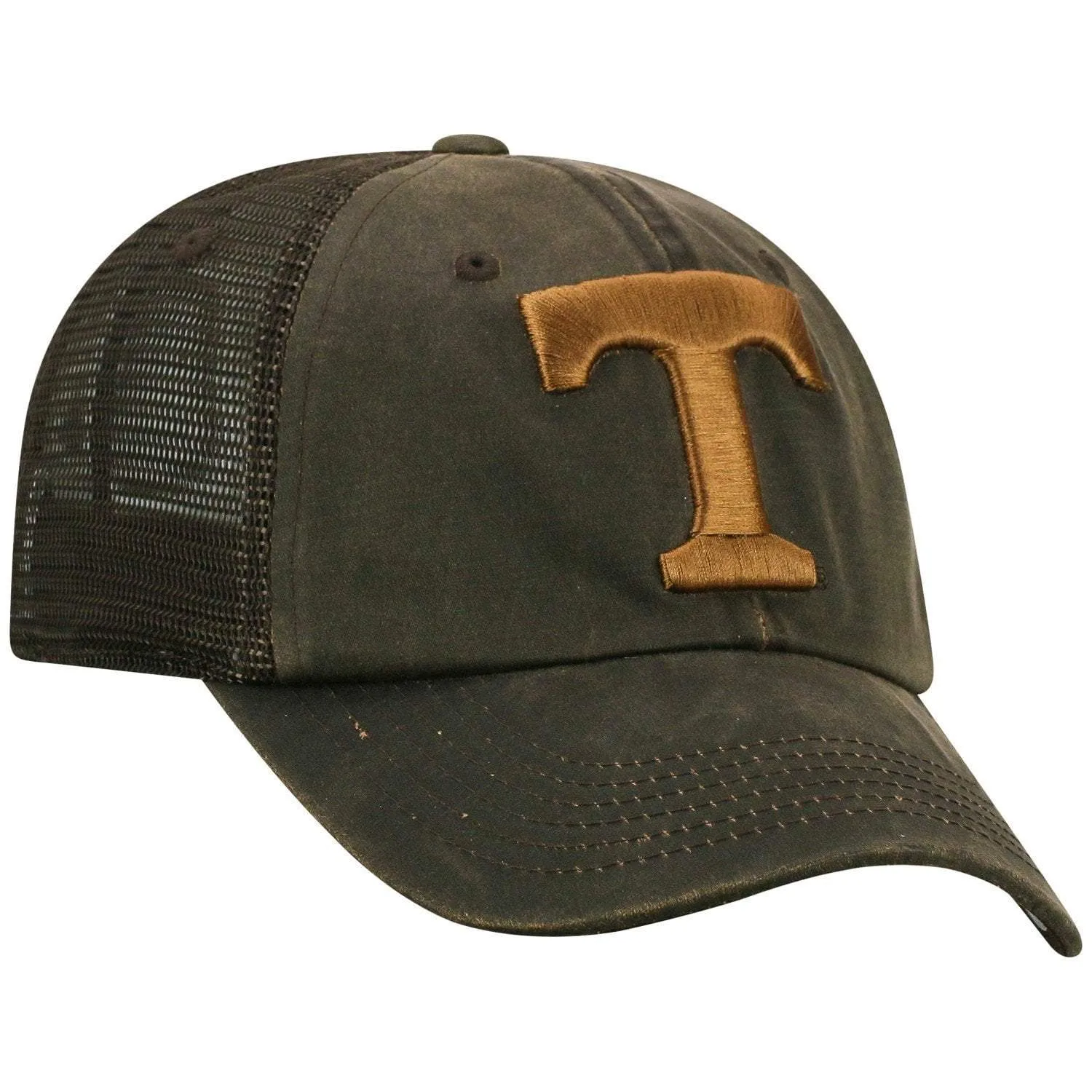 Tenneesee Volunteers TOW Brown "Chestnut" Style Mesh Adj. Strap Relax Hat Cap