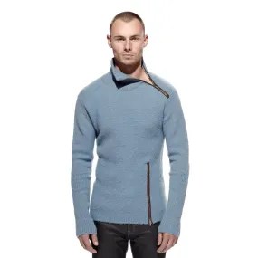 THE MERINO WOOL TURTLE NECK SWEATER - SLATE