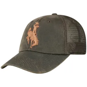 Wyoming Cowboys TOW Brown "Chestnut" Style Mesh Adj. Strap Relax Hat Cap